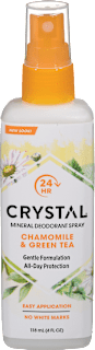 Dezodorant s kamilico in zelenim čajem Crystal