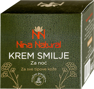 Noćna krema od smilja Nina Natural