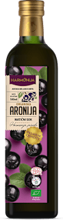 Harmonija prirode matični sok - organska aronija HARMONIJA