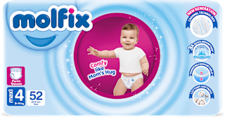 Гащички, размер 4 Maxi, 9-14 kg molfix