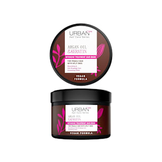 Mască păr deteriorat cu ulei de argan și cheratină URBAN Care