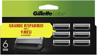 Lame di ricambio per rasoio Labs pack speciale Gillette