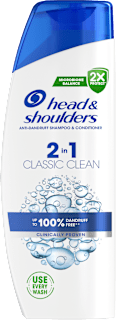 šampon na vlasy Classic Clean 2 v 1 head&shoulders