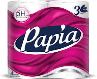 Трипластова тоалетна хартия Papia