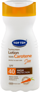 Carotene Sun losion za zaštitu od sunca, SPF40 TOP TEN