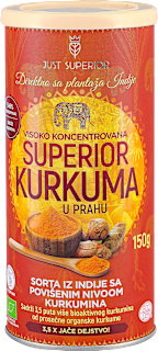 VISOKO KONCENTROVANA SUPERIOR KURKUMA U PRAHU JUST SUPERIOR