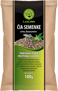 ČIA SEMENKE - crne, konzumne LUČAR