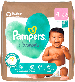 Pieluchy Harmonie rozmiar 4, 9-14 kg Pampers Harmonie