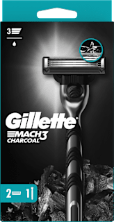 Mach3 Charcoal holicí strojek + 2 náhradní hlavice Gillette