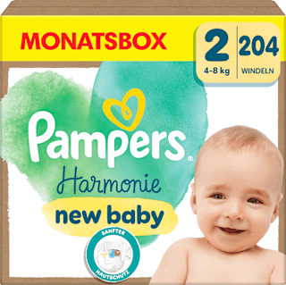 Windeln Gr. 2 Mini (4-8 kg) Monatspackung Pampers Harmonie