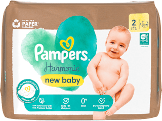 Pieluchy Harmonie rozmiar 2, 4-8 kg Pampers Harmonie