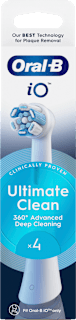 iO Ultimate Clean zamjenske glave za električnu četkicu za zube – bijela Oral-B