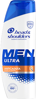 Shampoo antiforfora e anticaduta con caffeina head&shoulders