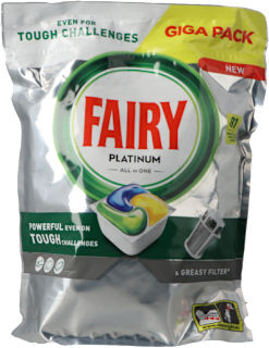 Detergent platinum pentru mașina de spălat vase, 81 spălări FAIRY