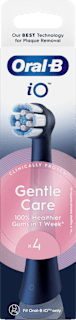 iO Gentle Care zamjenske glave za električnu četkicu za zube – crna Oral-B