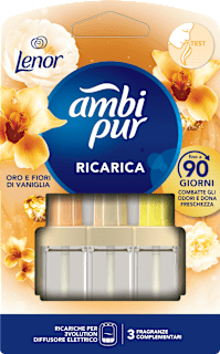 Ricarica 3volution - Oro e fiori di vaniglia ambi pur