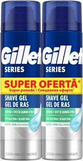 Soothing gel za brijanje Aloe Vera 2 x 200 ml Gillette