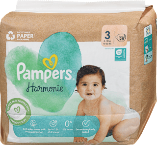 Plienky veľkosť 3 (6 - 10 kg) Pampers Harmonie