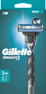 Rasoio Mach3® Standard con ricambi Gillette