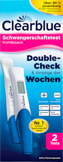 Schwangerschaftstest Double-Check Clearblue