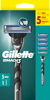 Rasoio Mach3 + 4 lame Gillette