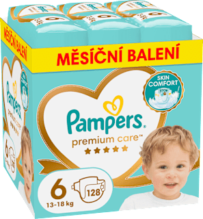pleny, měsíční box, velikost 6 Pampers Premium Care