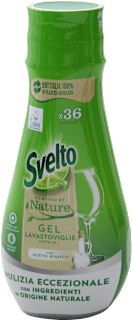 Gel Lavastoviglie Tutto In 1 Powered By Nature con aceto bianco Svelto
