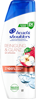 Shampoo Anti-Schuppen Reinigung & Glanz mit Apfelessig head&shoulders