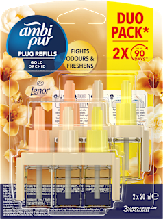 3volution náhradní náplň do osvěžovače vzduchu Gold Orchid 2x20 ml ambi pur