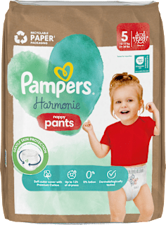 Plienkové nohavičky veľkosť 5 (12 - 17 kg) Pampers Harmonie