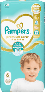 Jumbo pack pelene, vel. 6 (15 – 18 kg) Pampers Premium Care