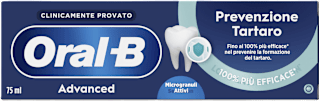 Dentifricio Advanced prevenzione tartaro Oral-B