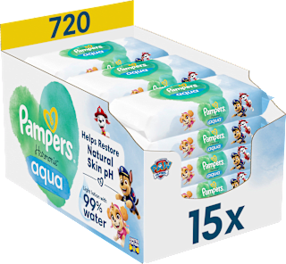 Feuchttücher Harmonie Aqua Paw Patrol (15x48 St) Pampers Harmonie