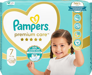 Plenice velikost 7 (15+ kg) Pampers Premium Care