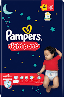 Baby Pants night Gr.4 (9-15 kg) Pampers