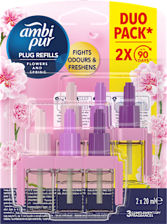 3volution náhradní náplň do osvěžovače vzduchu Flowers and Spring 2x20 ml Ambi Pur