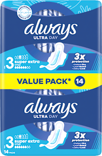 Превръзки Ultra Day с крилца, размер 3 always