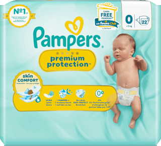 Windeln Premium Protection Gr.0 Micro (bis 3 kg) Pampers