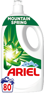 Detergent de rufe lichid Mountain Spring 80 spălări ARIEL