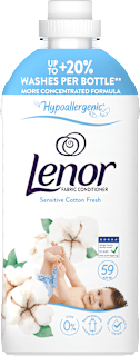 Sensitive Cotton Fresh hipoalergeni omekšivač za rublje, 59 pranja Lenor
