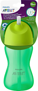 Trinkhalmbecher grün, ab 12. Monat, 300 ml PHILIPS AVENT
