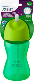 hrnek s ohebným brčkem zelený PHILIPS AVENT