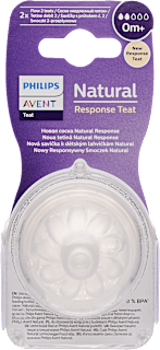 Natural Response pótcumi újszülött kortól, 2. átfolyási sebességű, 2db PHILIPS AVENT