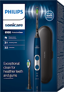 elektrický zubní kartáček 6100 HX6871/47 tmavě modrý Philips Sonicare