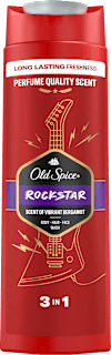 ROCKSTAR 3in1 - gel za tuširanje, šampon za kosu i gel za umivanje lica Old Spice