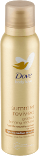 body love samoopalovací pěna na tělo summer revived light to medium Dove
