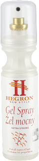 Żel spray do włosów Extra Strong  Hegron