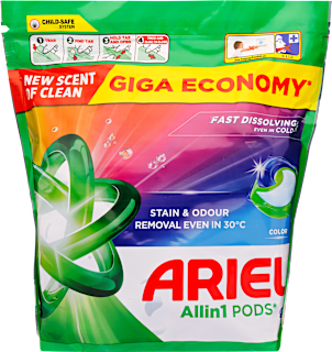 Mosókapszula színes ruhákhoz Giga Economy Ariel