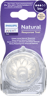 Silikonski cucelj Natural Response Teat, 1m+ PHILIPS AVENT