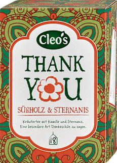 Thank You Kräutertee Süßholz & Sternanis Cleo's